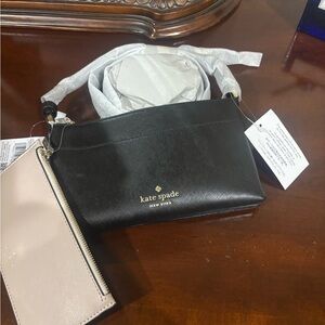 Kate Spade Black and Cream Crossbody Bag
